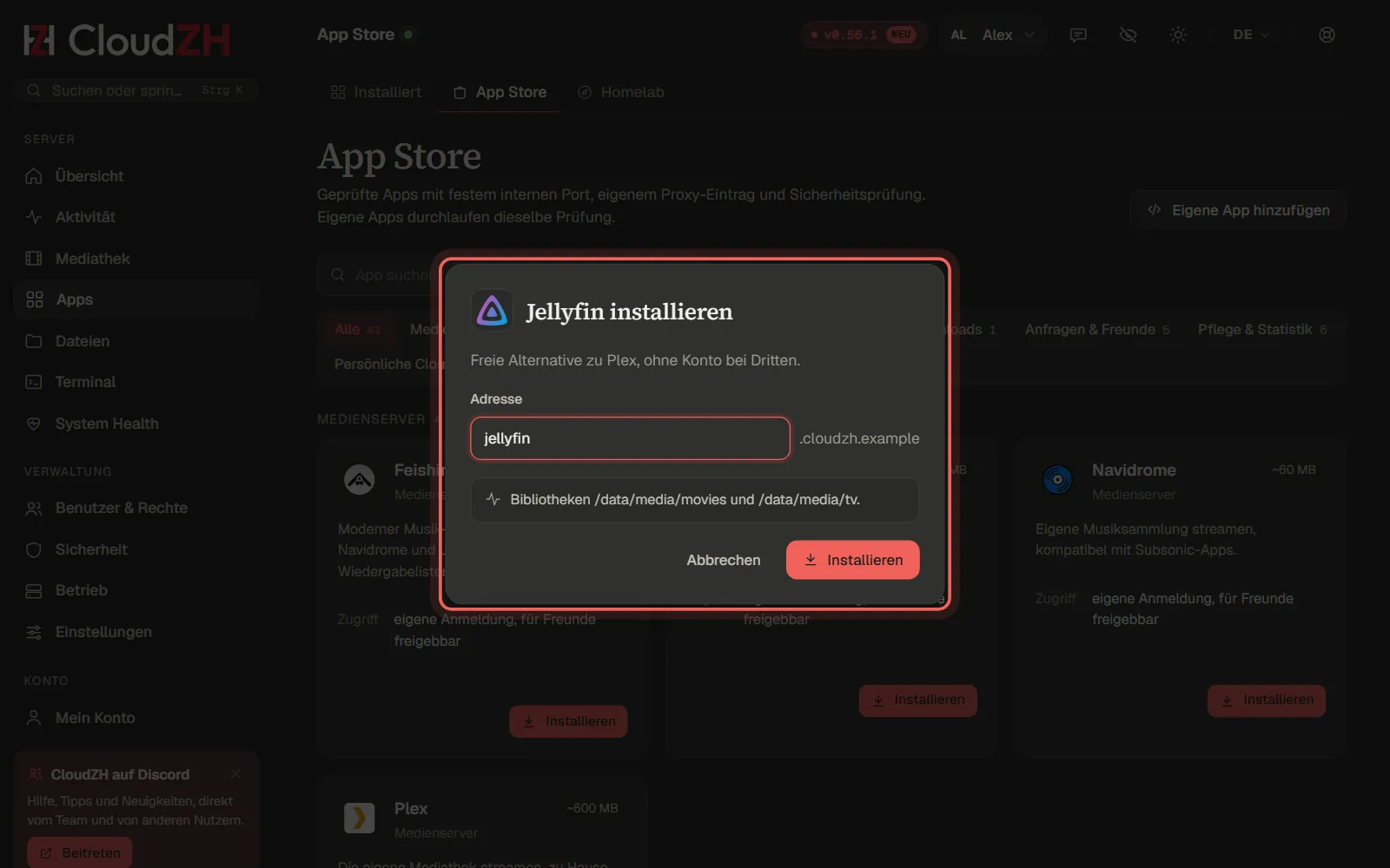 App installieren