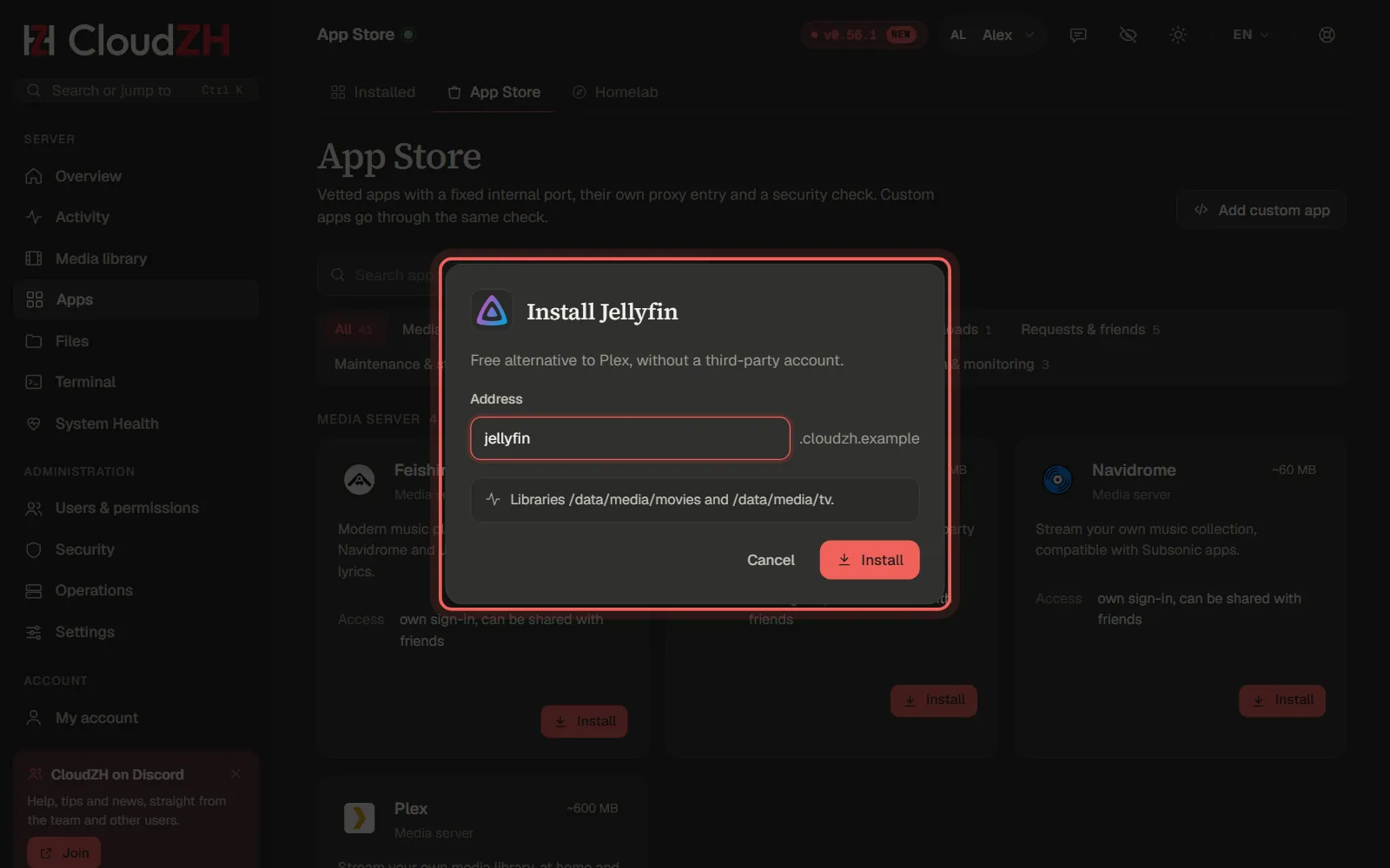 Install an app