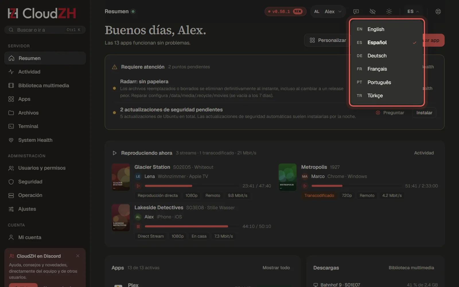 Elige tu idioma