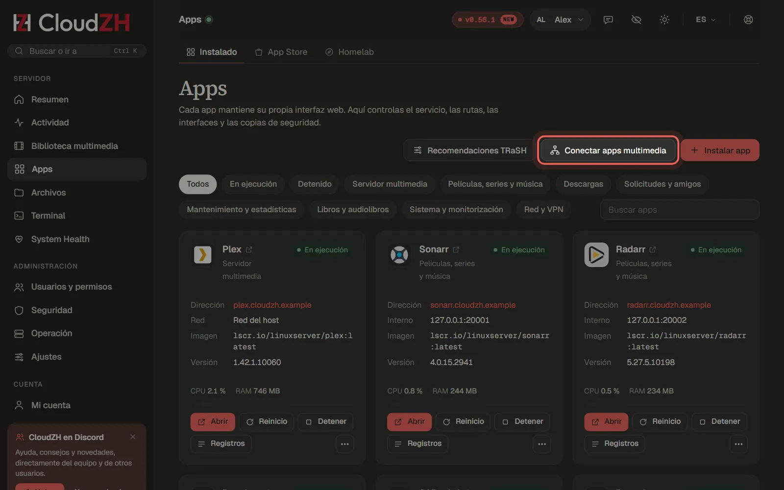 Conecta las apps