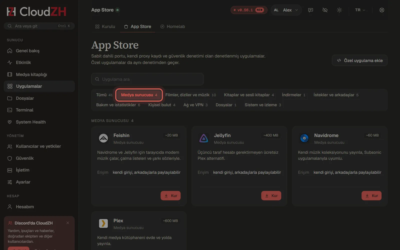 App Store'u aç