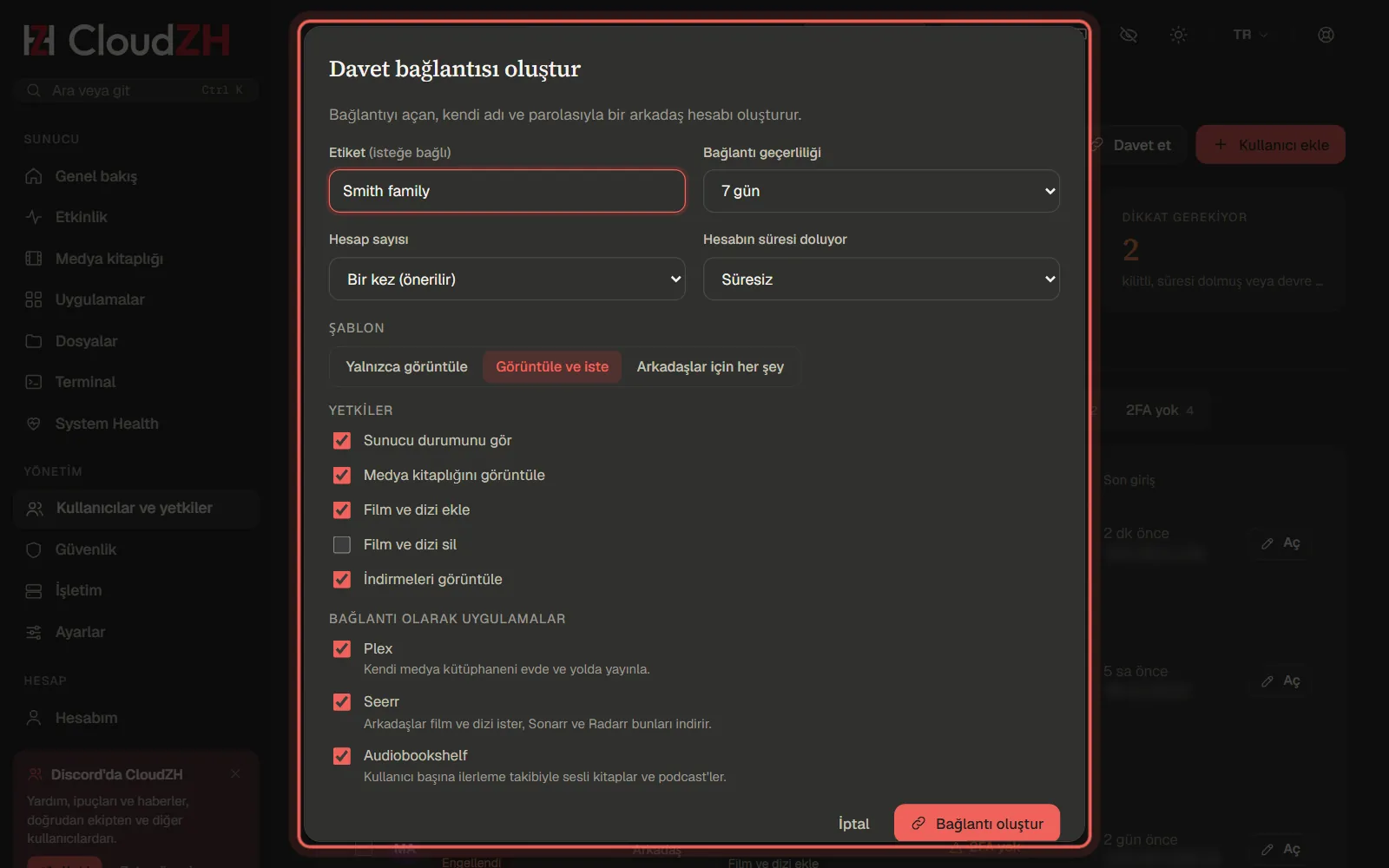 Arkadaşların neler yapabileceğini seç